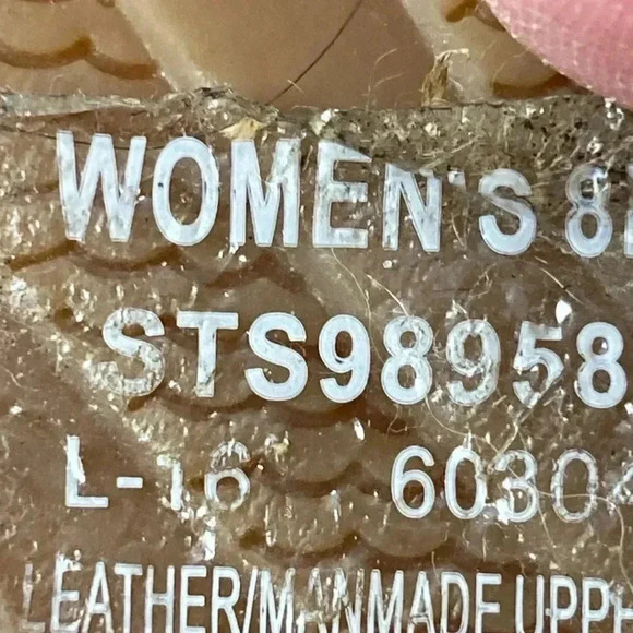 SPERRY TO SIDER WO SIZE 8 GOLD THONG SANDAL ADJ ANKLE STRAP HOOK LOOP CLOSE - Picture 11 of 12